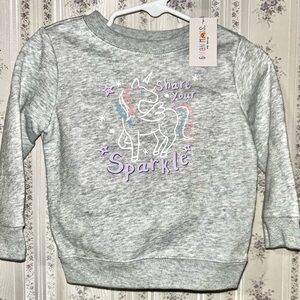 Garanimals Light Gray Unicorn Sweatshirt